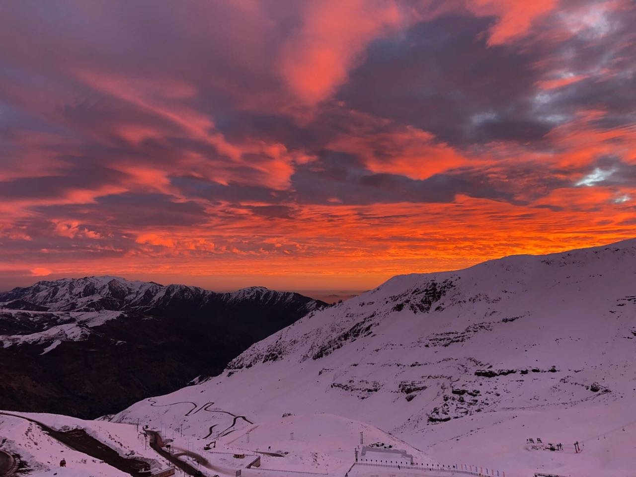 Santiago - Sunset Vale Nevado